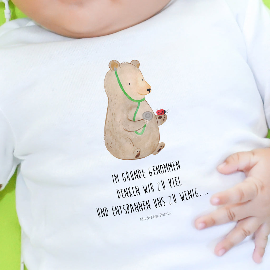 18-24 Monate Baby Longsleeve Bär Arzt Mädchen, Jungen, Baby, Langarm, Bio, Kleidung, Longsleeve, Bär, Teddy, Teddybär, Arzt, Ärztin, Doktor, Professor, Doktorin, Professorin