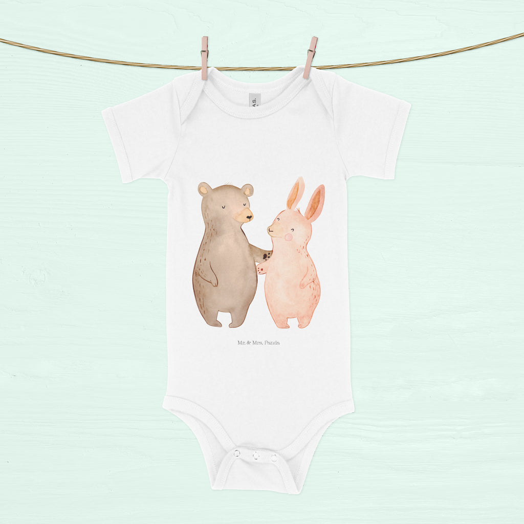 Organic Baby Body Bär Hase Umarmen Babykleidung, Babystrampler, Strampler, Wickelbody, Baby Erstausstattung, Junge, Mädchen, Liebe, Partner, Freund, Freundin, Ehemann, Ehefrau, Heiraten, Verlobung, Heiratsantrag, Liebesgeschenk, Jahrestag, Hocheitstag, Freunde, bester Freund, Hase, Bär, Bärchen, best friends