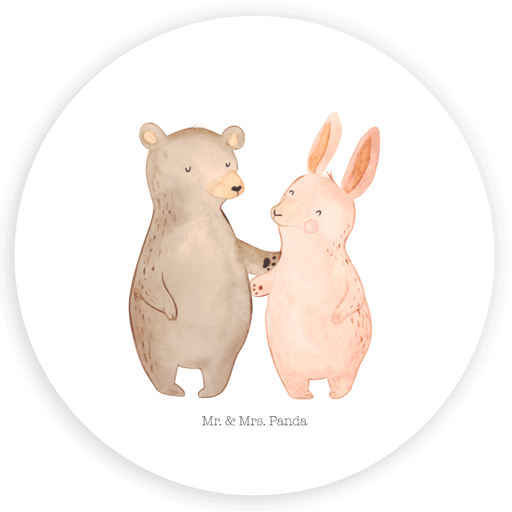 40mm Rund Aufkleber Bär Hase Umarmen Sticker, Aufkleber, Etikett, Liebe, Partner, Freund, Freundin, Ehemann, Ehefrau, Heiraten, Verlobung, Heiratsantrag, Liebesgeschenk, Jahrestag, Hocheitstag, Freunde, bester Freund, Hase, Bär, Bärchen, best friends