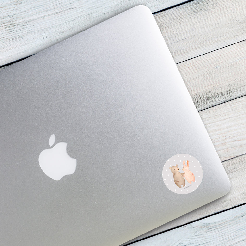 40mm Rund Aufkleber Bär Hase Umarmen Sticker, Aufkleber, Etikett, Liebe, Partner, Freund, Freundin, Ehemann, Ehefrau, Heiraten, Verlobung, Heiratsantrag, Liebesgeschenk, Jahrestag, Hocheitstag, Freunde, bester Freund, Hase, Bär, Bärchen, best friends