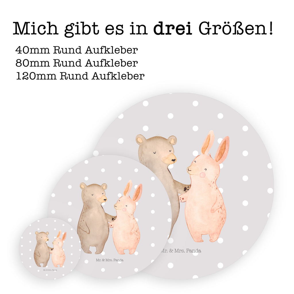 40mm Rund Aufkleber Bär Hase Umarmen Sticker, Aufkleber, Etikett, Liebe, Partner, Freund, Freundin, Ehemann, Ehefrau, Heiraten, Verlobung, Heiratsantrag, Liebesgeschenk, Jahrestag, Hocheitstag, Freunde, bester Freund, Hase, Bär, Bärchen, best friends