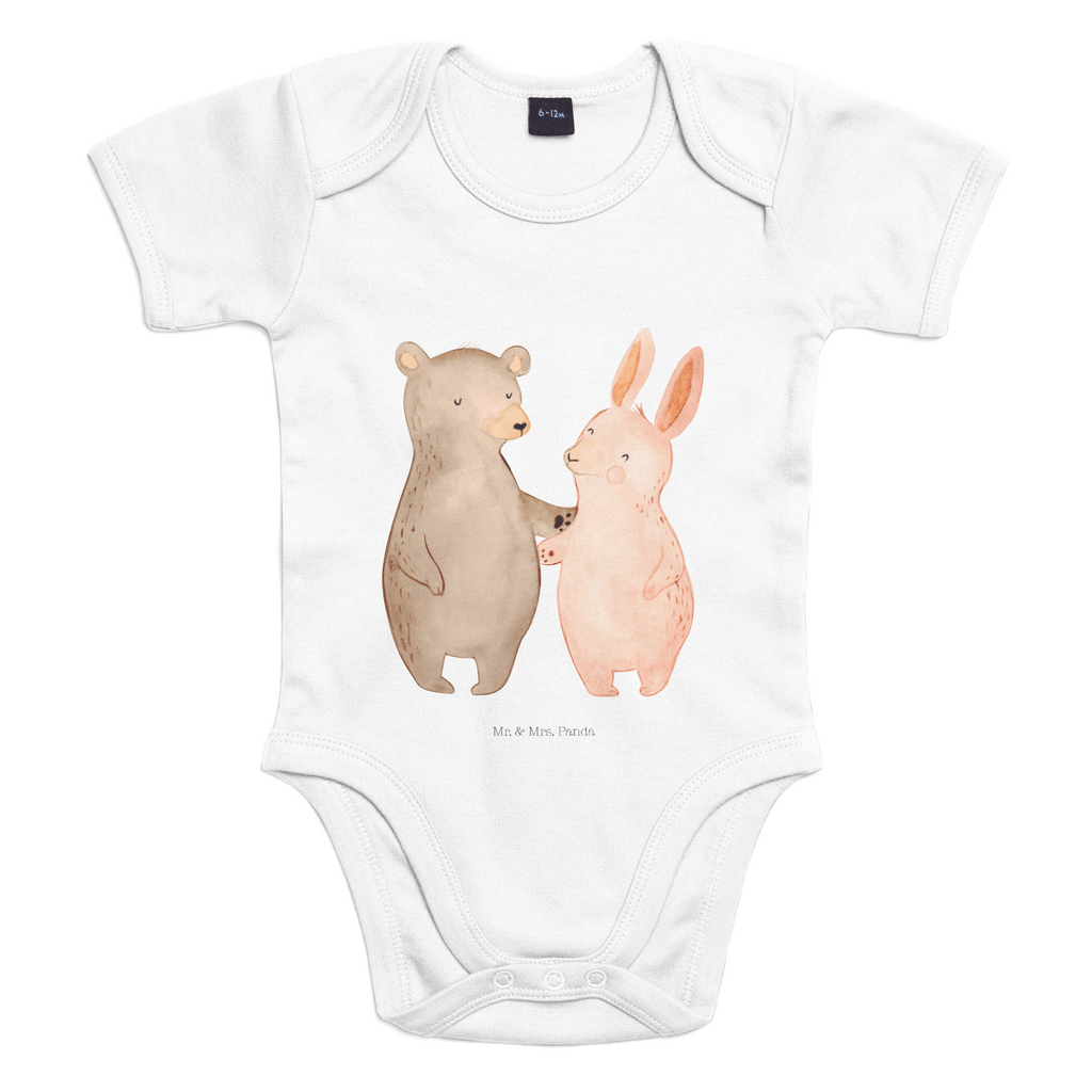 Organic Baby Body Bär Hase Umarmen Babykleidung, Babystrampler, Strampler, Wickelbody, Baby Erstausstattung, Junge, Mädchen, Liebe, Partner, Freund, Freundin, Ehemann, Ehefrau, Heiraten, Verlobung, Heiratsantrag, Liebesgeschenk, Jahrestag, Hocheitstag, Freunde, bester Freund, Hase, Bär, Bärchen, best friends