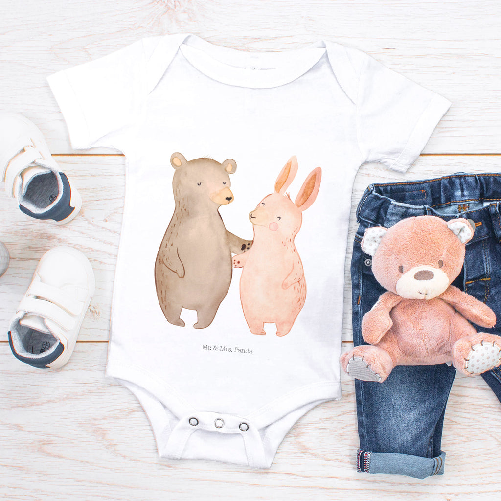Organic Baby Body Bär Hase Umarmen Babykleidung, Babystrampler, Strampler, Wickelbody, Baby Erstausstattung, Junge, Mädchen, Liebe, Partner, Freund, Freundin, Ehemann, Ehefrau, Heiraten, Verlobung, Heiratsantrag, Liebesgeschenk, Jahrestag, Hocheitstag, Freunde, bester Freund, Hase, Bär, Bärchen, best friends