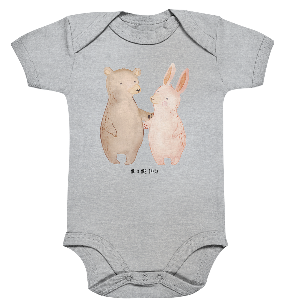 Organic Baby Body Bär Hase Umarmen Babykleidung, Babystrampler, Strampler, Wickelbody, Baby Erstausstattung, Junge, Mädchen, Liebe, Partner, Freund, Freundin, Ehemann, Ehefrau, Heiraten, Verlobung, Heiratsantrag, Liebesgeschenk, Jahrestag, Hocheitstag, Freunde, bester Freund, Hase, Bär, Bärchen, best friends