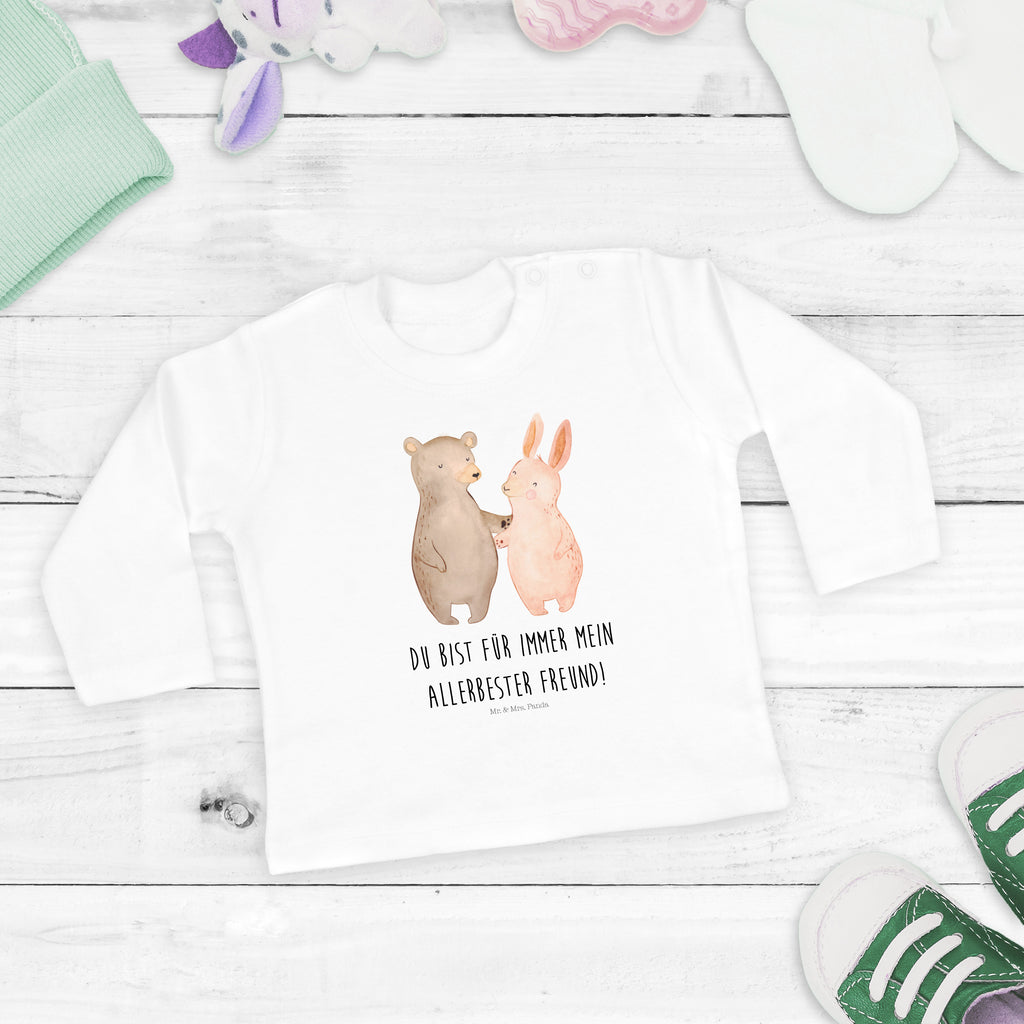 12-18 Monate Baby Longsleeve Bär Hase Umarmen Mädchen, Jungen, Baby, Langarm, Bio, Kleidung, Liebe, Partner, Freund, Freundin, Ehemann, Ehefrau, Heiraten, Verlobung, Heiratsantrag, Liebesgeschenk, Jahrestag, Hocheitstag, Freunde, bester Freund, Hase, Bär, Bärchen, best friends