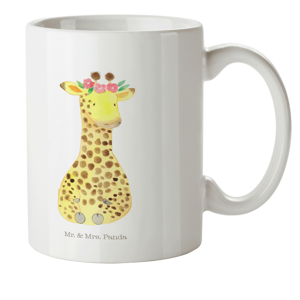 Kindertasse Giraffe Blumenkranz Kunststoff Tasse, Kindergarten, Tasse, Trinkbecher, Camping Becher, Kaffeetasse, Kunststoffbecher, Kindergartenbecher, Outdoorgeschirr, Kunststoffgeschirr, Reisebecher, Reisetasse, Kinderbecher, Afrika, Wildtiere, Giraffe, Blumenkranz, Abenteurer, Selbstliebe, Freundin