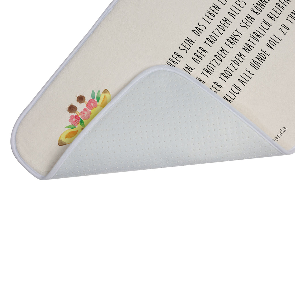 Badvorleger Giraffe Blumenkranz Badematte, Badteppich, Duschvorleger, Badezimmerteppich, Badezimmermatte, Badvorleger, Duschmatte, Duschteppich, Afrika, Wildtiere, Giraffe, Blumenkranz, Abenteurer, Selbstliebe, Freundin