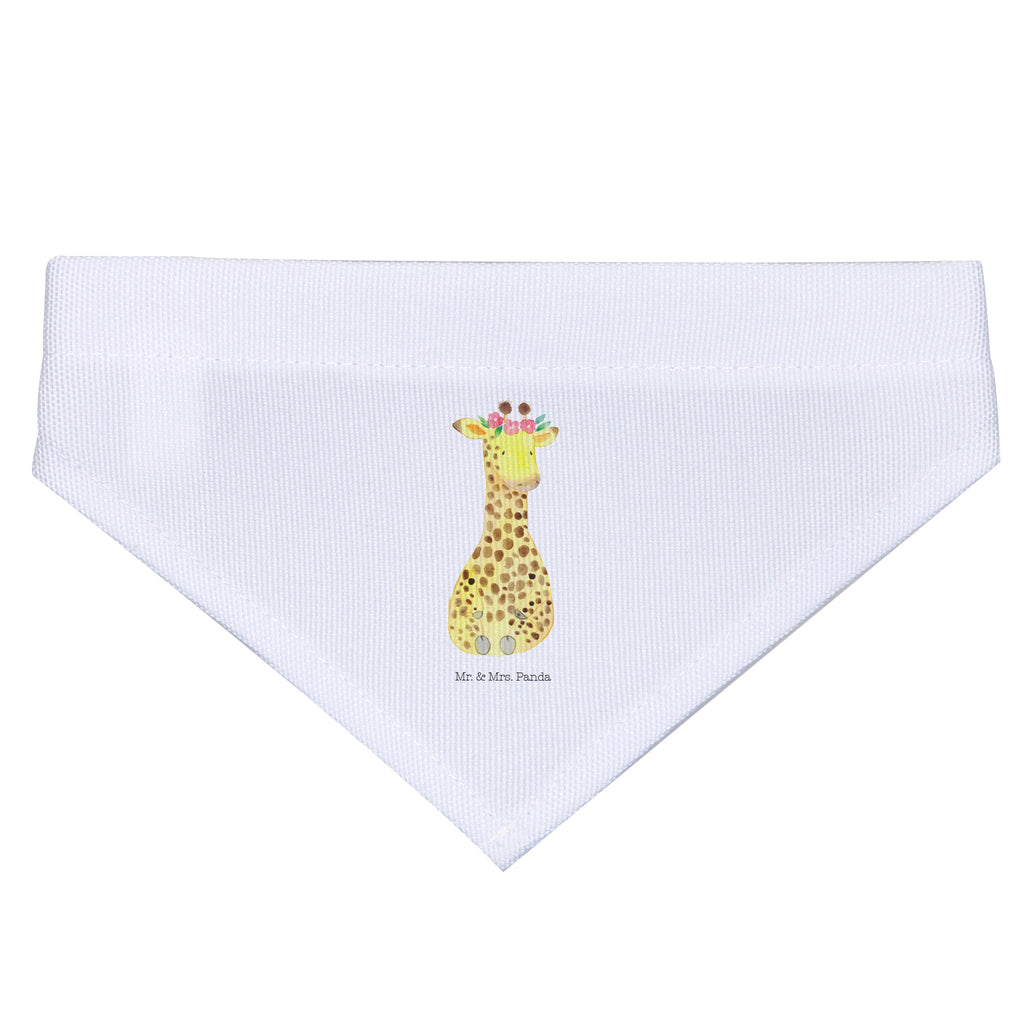 Hundehalstuch S Giraffe Blumenkranz Hundehalstuch, Halstuch, Hunde, Tuch, klein, kleine Hunde, Afrika, Wildtiere, Giraffe, Blumenkranz, Abenteurer, Selbstliebe, Freundin