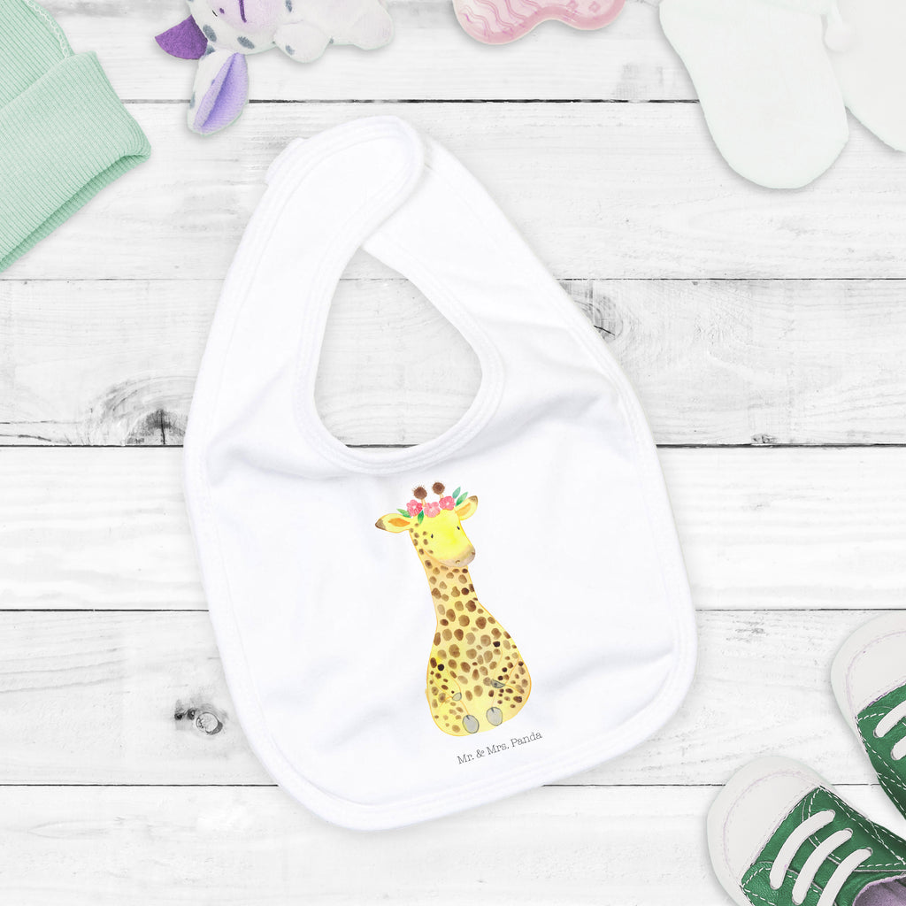 Organic Babylätzchen Giraffe Blumenkranz Baby, Lätzchen, Spucktuch, Sabberlätzchen, Klettlätzchen, Babygeschenk, Baby Lätzchen, Geschenk für Geburt, Geschenk zur Geburt, Baby Spucktuch, Babyausstattung, Geschenkidee für Babyparty, Afrika, Wildtiere, Giraffe, Blumenkranz, Abenteurer, Selbstliebe, Freundin