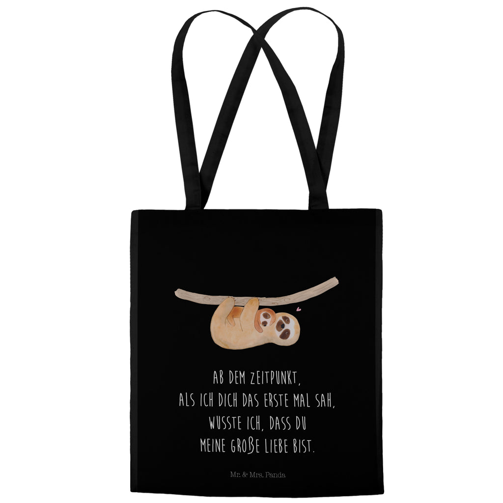 Tragetasche Faultier mit Kind Beuteltasche, Beutel, Einkaufstasche, Jutebeutel, Stoffbeutel, Faultier, Faultier Geschenk, Faultier Deko, Kind, Baby, Liebe, Mutter, Mama, Geburt, Kinder, Faulheit, Spaß, Niedlichkeit