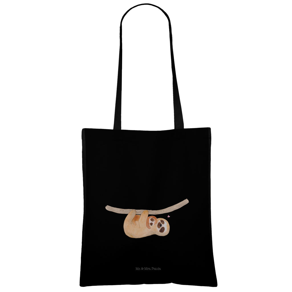 Tragetasche Faultier mit Kind Beuteltasche, Beutel, Einkaufstasche, Jutebeutel, Stoffbeutel, Faultier, Faultier Geschenk, Faultier Deko, Kind, Baby, Liebe, Mutter, Mama, Geburt, Kinder, Faulheit, Spaß, Niedlichkeit