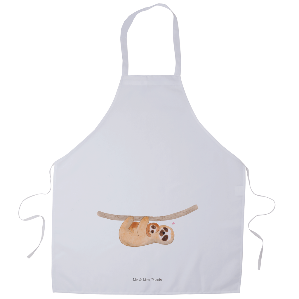 Kochschürze Faultier mit Kind Schürze, Backschürze, Küchenschürze, Grillschürze, Latzschürze, Faultier, Faultier Geschenk, Faultier Deko, Kind, Baby, Liebe, Mutter, Mama, Geburt, Kinder, Faulheit, Spaß, Niedlichkeit