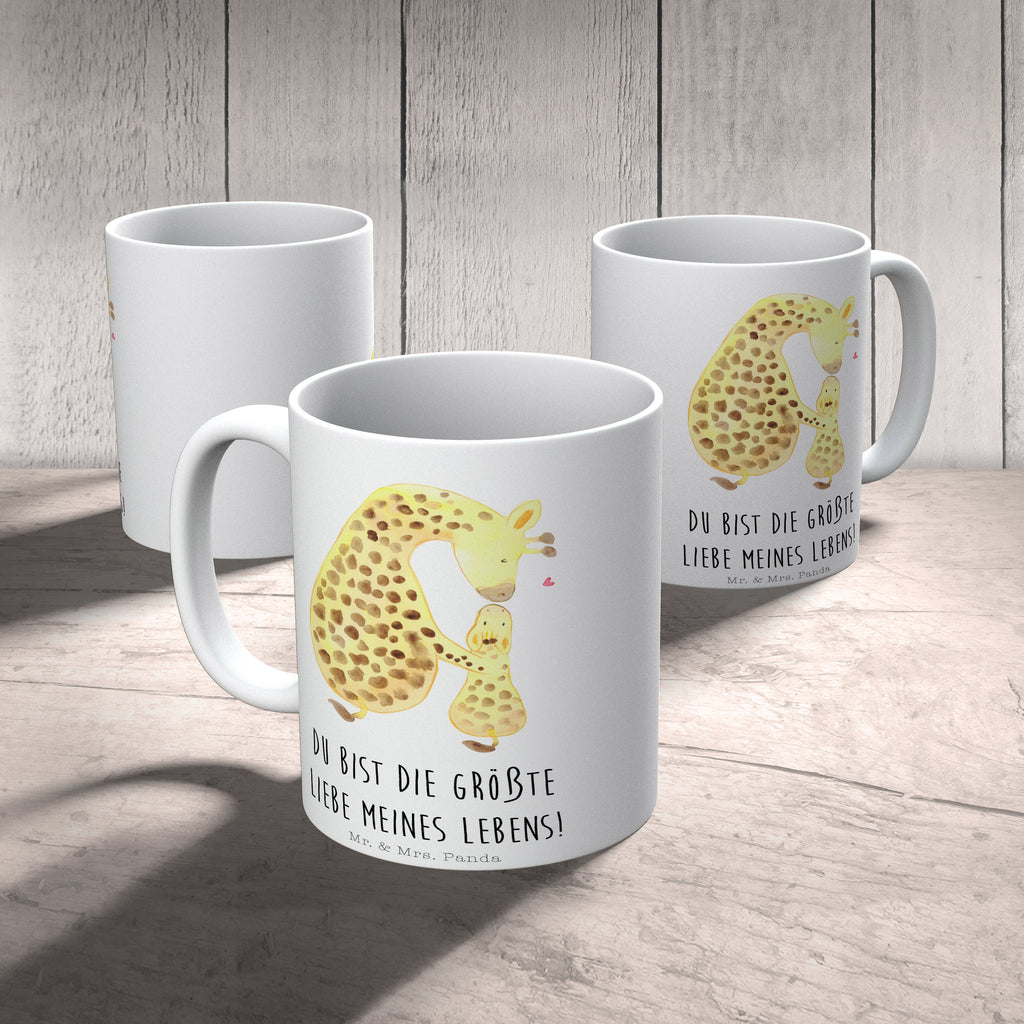 Tasse Giraffe mit Kind Giraffe, Kind, Mutter, Mama, Tochter, Sohn, Lieblingsmensch Becher, Kaffeetasse, Kaffeebecher, Tee, Frühstück, Büro  Afrika, Wildtiere