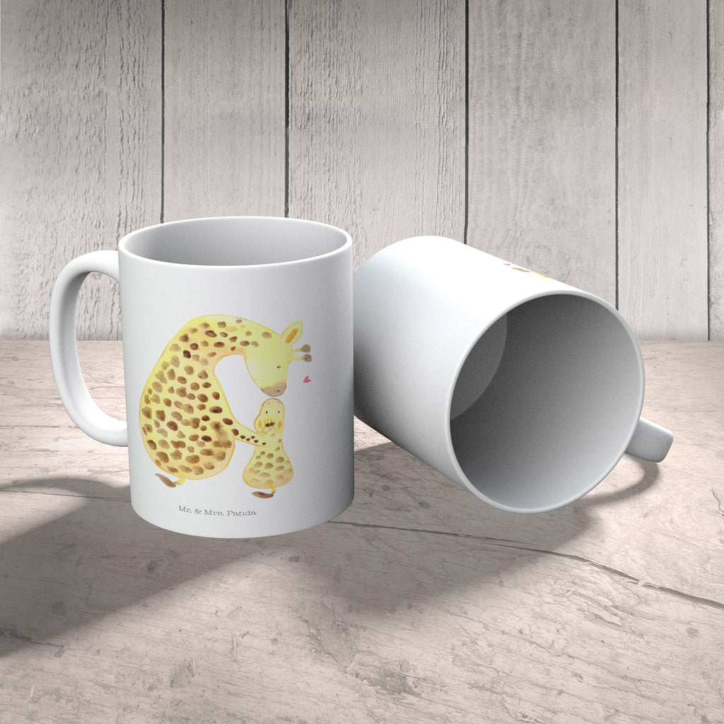 Tasse Giraffe mit Kind Giraffe, Kind, Mutter, Mama, Tochter, Sohn, Lieblingsmensch Becher, Kaffeetasse, Kaffeebecher, Tee, Frühstück, Büro  Afrika, Wildtiere