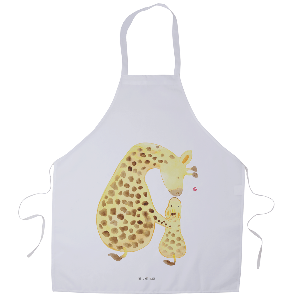 Kochschürze Giraffe mit Kind Schürze, Backschürze, Küchenschürze, Grillschürze, Latzschürze, Afrika, Wildtiere, Giraffe, Kind, Mutter, Mama, Tochter, Sohn, Lieblingsmensch