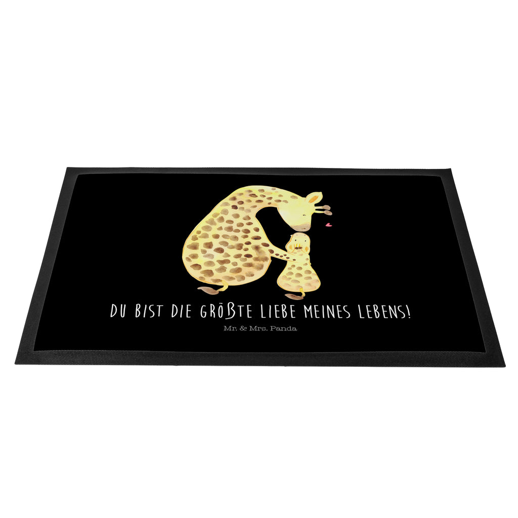 Fußmatte Giraffe mit Kind Giraffe, Kind, Mutter, Mama, Tochter, Sohn, Lieblingsmensch Türvorleger, Schmutzmatte, Fußabtreter, Matte, Schmutzfänger, Fußabstreifer, Schmutzfangmatte, Türmatte, Motivfußmatte,  Haustürmatte, Vorleger  Afrika, Wildtiere
