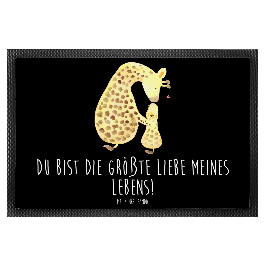 Fußmatte Giraffe mit Kind Giraffe, Kind, Mutter, Mama, Tochter, Sohn, Lieblingsmensch Türvorleger, Schmutzmatte, Fußabtreter, Matte, Schmutzfänger, Fußabstreifer, Schmutzfangmatte, Türmatte, Motivfußmatte,  Haustürmatte, Vorleger  Afrika, Wildtiere