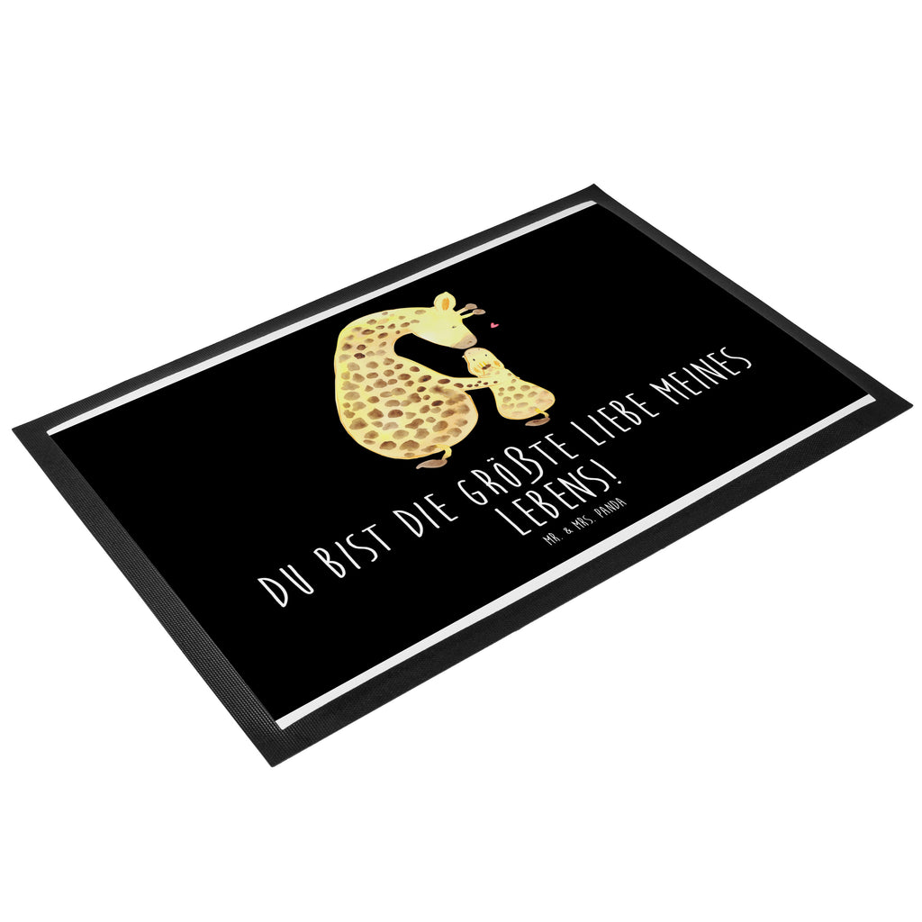 Fußmatte Giraffe mit Kind Giraffe, Kind, Mutter, Mama, Tochter, Sohn, Lieblingsmensch Türvorleger, Schmutzmatte, Fußabtreter, Matte, Schmutzfänger, Fußabstreifer, Schmutzfangmatte, Türmatte, Motivfußmatte,  Haustürmatte, Vorleger  Afrika, Wildtiere