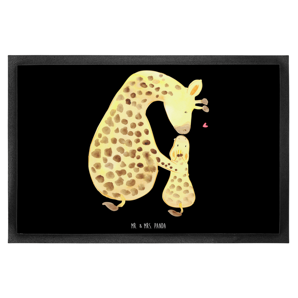 Fußmatte Giraffe mit Kind Giraffe, Kind, Mutter, Mama, Tochter, Sohn, Lieblingsmensch Türvorleger, Schmutzmatte, Fußabtreter, Matte, Schmutzfänger, Fußabstreifer, Schmutzfangmatte, Türmatte, Motivfußmatte,  Haustürmatte, Vorleger  Afrika, Wildtiere