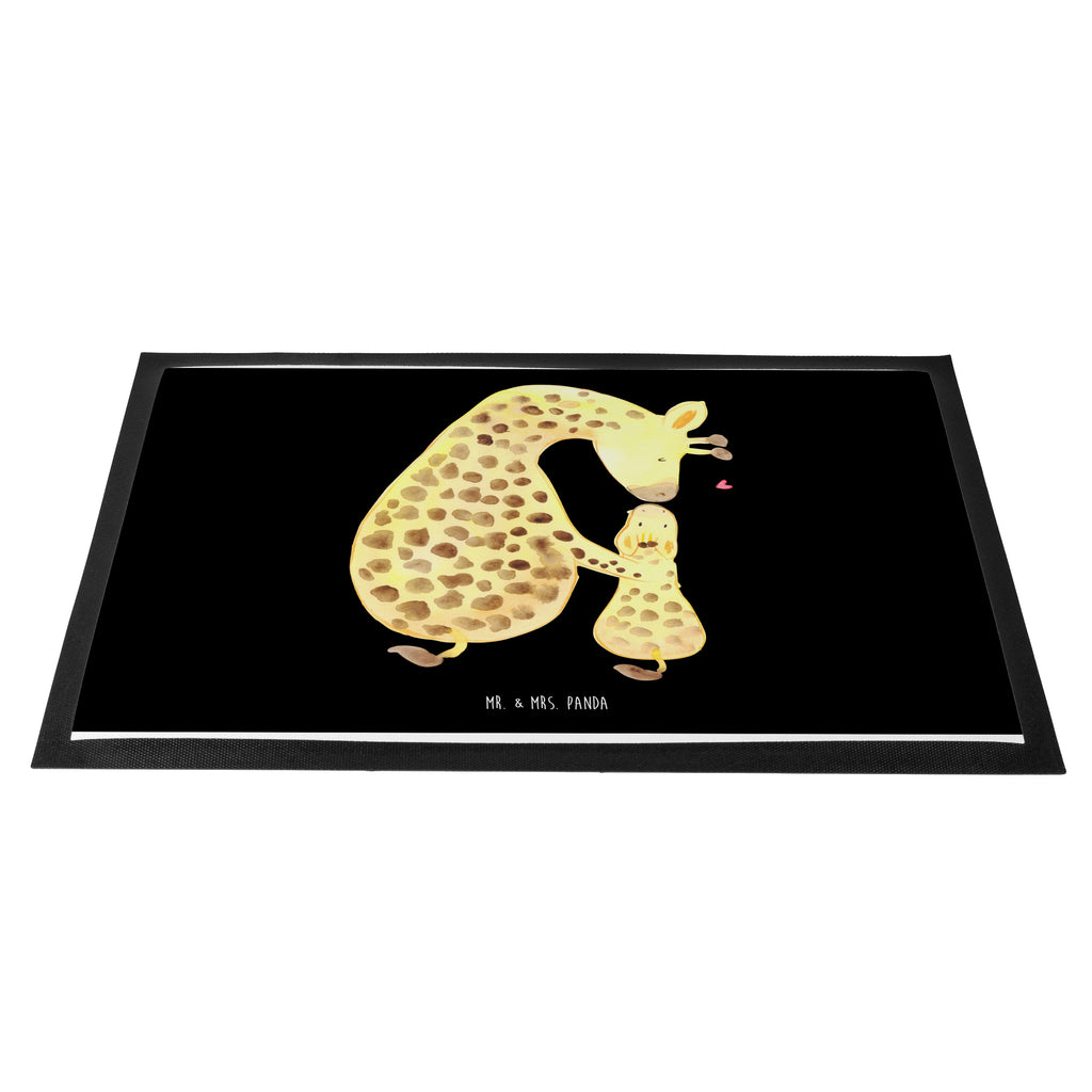 Fußmatte Giraffe mit Kind Giraffe, Kind, Mutter, Mama, Tochter, Sohn, Lieblingsmensch Türvorleger, Schmutzmatte, Fußabtreter, Matte, Schmutzfänger, Fußabstreifer, Schmutzfangmatte, Türmatte, Motivfußmatte,  Haustürmatte, Vorleger  Afrika, Wildtiere