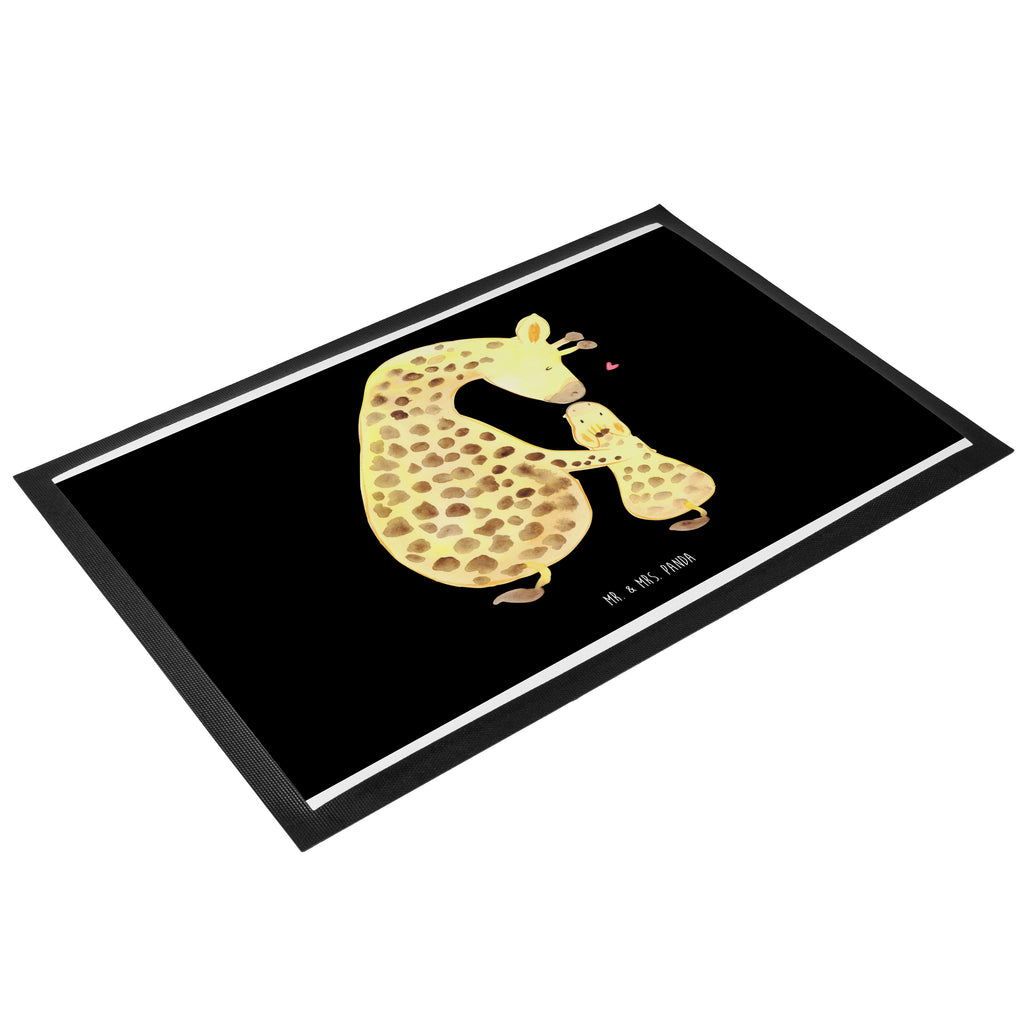 Fußmatte Giraffe mit Kind Giraffe, Kind, Mutter, Mama, Tochter, Sohn, Lieblingsmensch Türvorleger, Schmutzmatte, Fußabtreter, Matte, Schmutzfänger, Fußabstreifer, Schmutzfangmatte, Türmatte, Motivfußmatte,  Haustürmatte, Vorleger  Afrika, Wildtiere