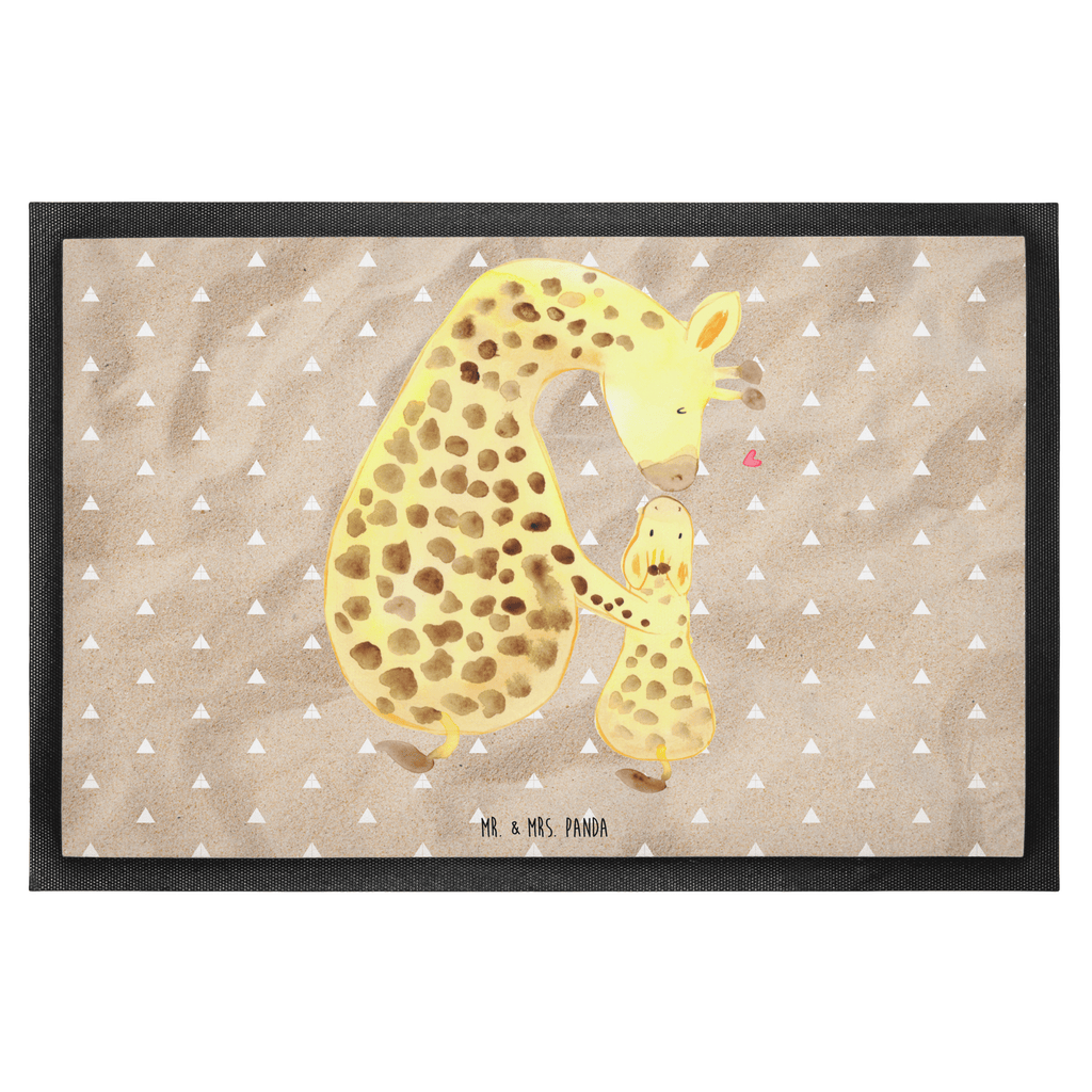 Fußmatte Giraffe mit Kind Giraffe, Kind, Mutter, Mama, Tochter, Sohn, Lieblingsmensch Türvorleger, Schmutzmatte, Fußabtreter, Matte, Schmutzfänger, Fußabstreifer, Schmutzfangmatte, Türmatte, Motivfußmatte,  Haustürmatte, Vorleger  Afrika, Wildtiere