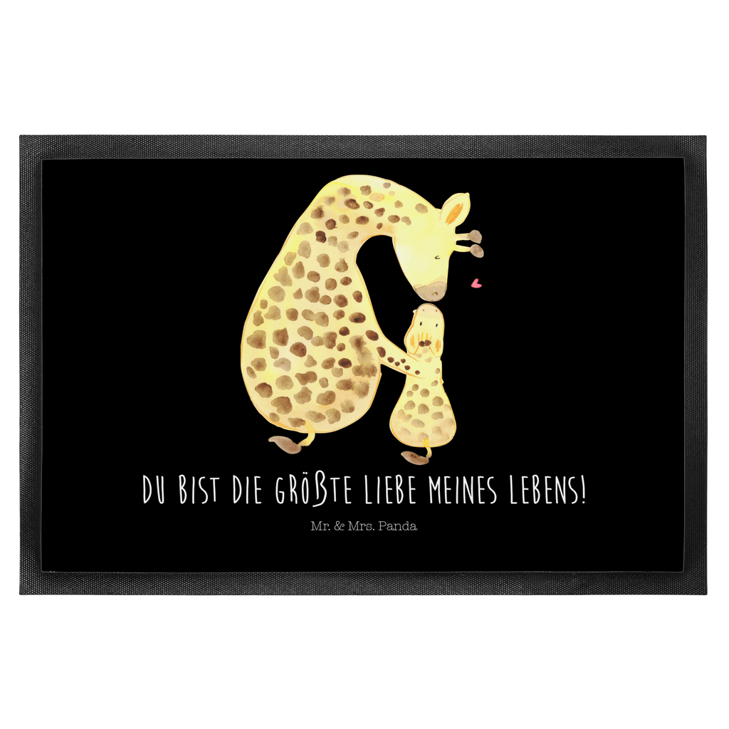 Fußmatte Giraffe mit Kind Giraffe, Kind, Mutter, Mama, Tochter, Sohn, Lieblingsmensch Türvorleger, Schmutzmatte, Fußabtreter, Matte, Schmutzfänger, Fußabstreifer, Schmutzfangmatte, Türmatte, Motivfußmatte,  Haustürmatte, Vorleger  Afrika, Wildtiere