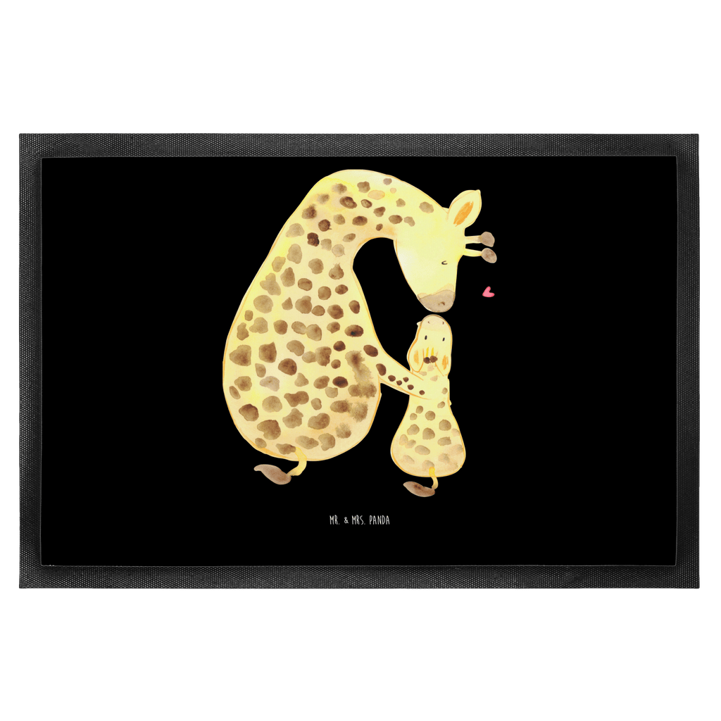 Fußmatte Giraffe mit Kind Giraffe, Kind, Mutter, Mama, Tochter, Sohn, Lieblingsmensch Türvorleger, Schmutzmatte, Fußabtreter, Matte, Schmutzfänger, Fußabstreifer, Schmutzfangmatte, Türmatte, Motivfußmatte,  Haustürmatte, Vorleger  Afrika, Wildtiere
