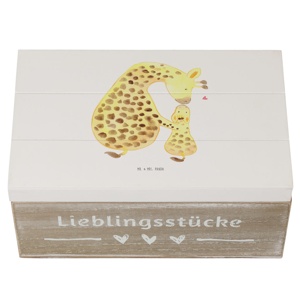 Holzkiste Giraffe mit Kind Holzkiste, Kiste, Schatzkiste, Truhe, Schatulle, XXL, Erinnerungsbox, Erinnerungskiste, Dekokiste, Aufbewahrungsbox, Afrika, Wildtiere, Giraffe, Kind, Mutter, Mama, Tochter, Sohn, Lieblingsmensch