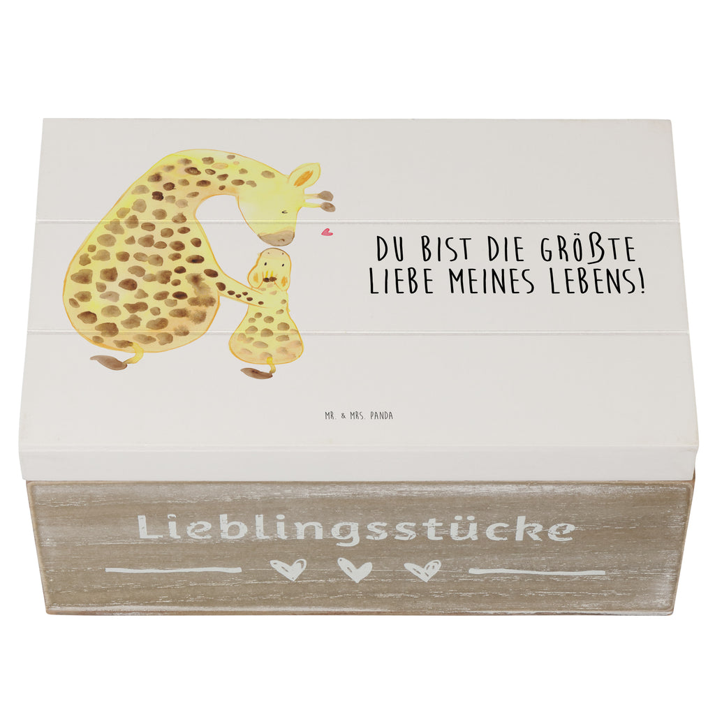 Holzkiste Giraffe mit Kind Holzkiste, Kiste, Schatzkiste, Truhe, Schatulle, XXL, Erinnerungsbox, Erinnerungskiste, Dekokiste, Aufbewahrungsbox, Afrika, Wildtiere, Giraffe, Kind, Mutter, Mama, Tochter, Sohn, Lieblingsmensch