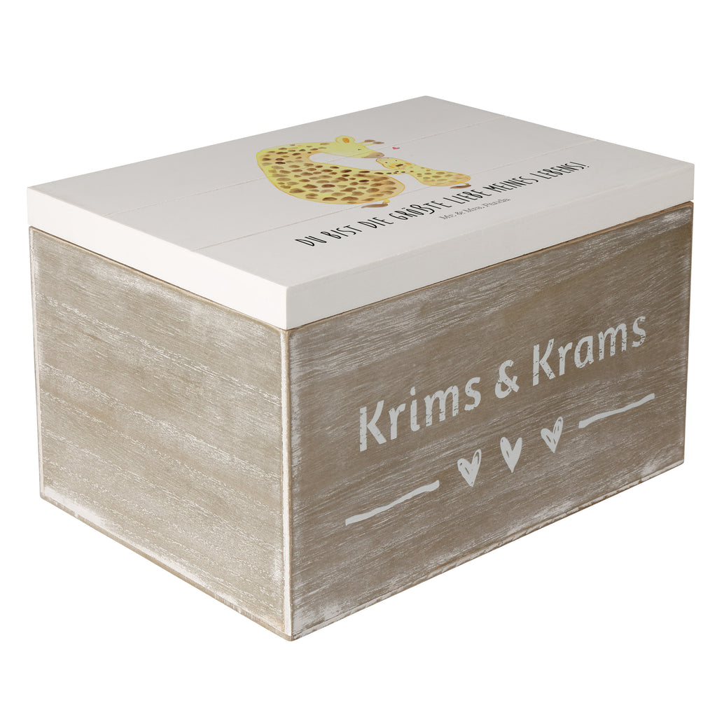 Holzkiste Giraffe mit Kind Holzkiste, Kiste, Schatzkiste, Truhe, Schatulle, XXL, Erinnerungsbox, Erinnerungskiste, Dekokiste, Aufbewahrungsbox, Afrika, Wildtiere, Giraffe, Kind, Mutter, Mama, Tochter, Sohn, Lieblingsmensch