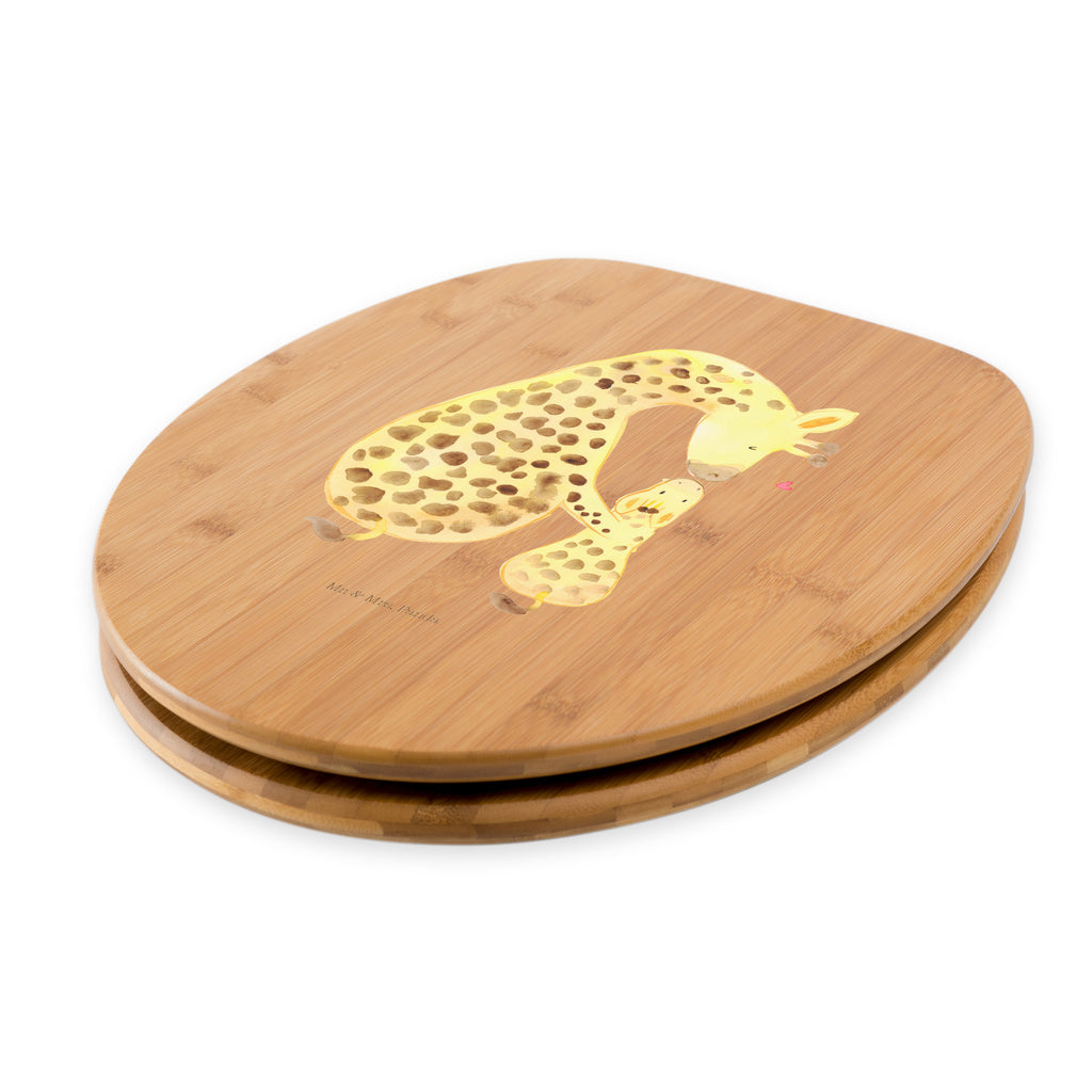Motiv WC Sitz Giraffe mit Kind Klobrille, Klodeckel, Toilettendeckel, WC-Sitz, Toilette, Afrika, Wildtiere, Giraffe, Kind, Mutter, Mama, Tochter, Sohn, Lieblingsmensch