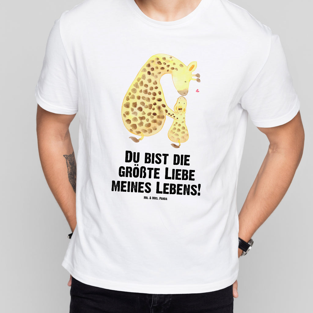 Größe M T-Shirt Giraffe mit Kind T-Shirt, Shirt, Tshirt, Lustiges T-Shirt, T-Shirt mit Spruch, Party, Junggesellenabschied, Jubiläum, Geburstag, Herrn, Damen, Männer, Frauen, Schlafshirt, Nachthemd, Sprüche, Afrika, Wildtiere, Giraffe, Kind, Mutter, Mama, Tochter, Sohn, Lieblingsmensch