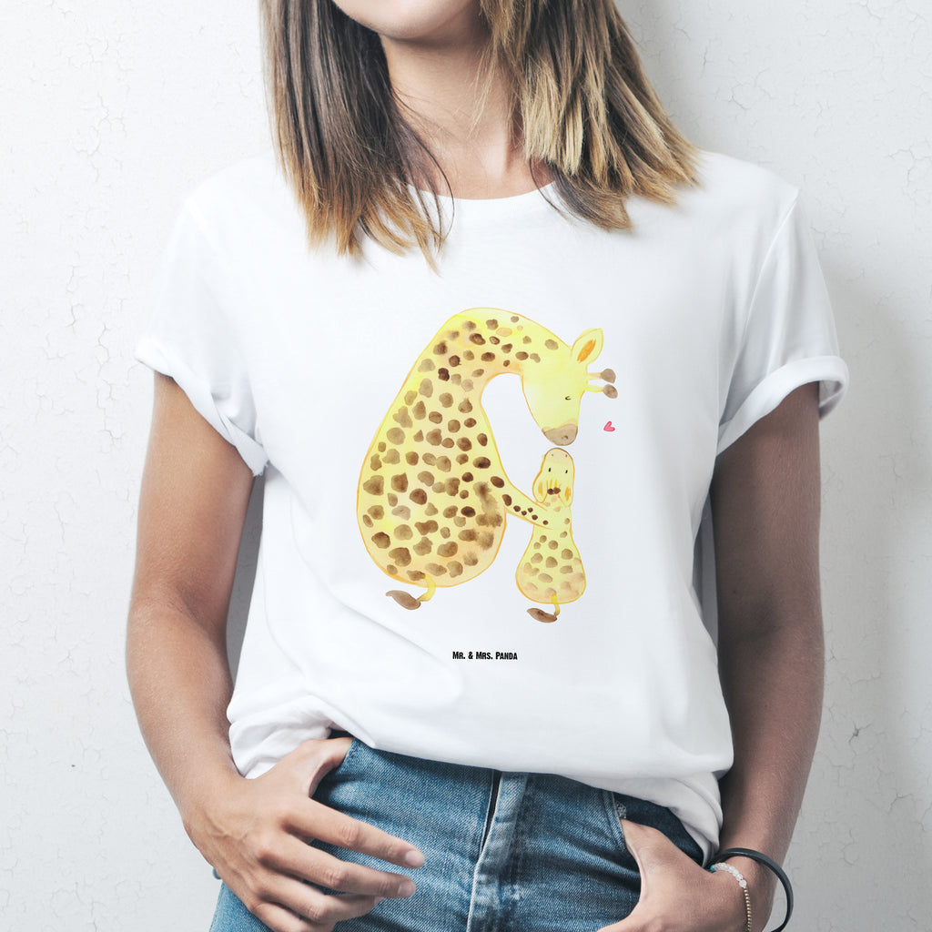 Größe M T-Shirt Giraffe mit Kind T-Shirt, Shirt, Tshirt, Lustiges T-Shirt, T-Shirt mit Spruch, Party, Junggesellenabschied, Jubiläum, Geburstag, Herrn, Damen, Männer, Frauen, Schlafshirt, Nachthemd, Sprüche, Afrika, Wildtiere, Giraffe, Kind, Mutter, Mama, Tochter, Sohn, Lieblingsmensch