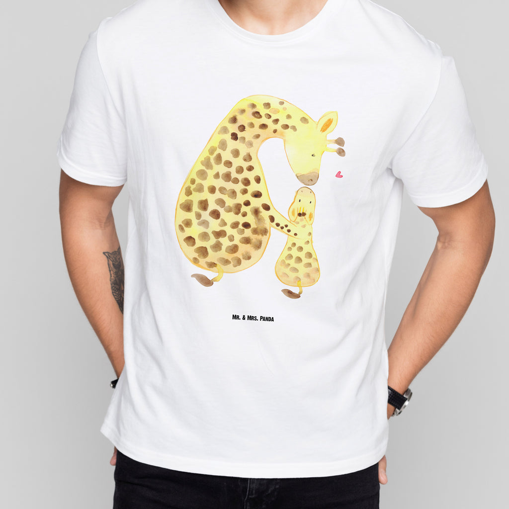 Größe M T-Shirt Giraffe mit Kind T-Shirt, Shirt, Tshirt, Lustiges T-Shirt, T-Shirt mit Spruch, Party, Junggesellenabschied, Jubiläum, Geburstag, Herrn, Damen, Männer, Frauen, Schlafshirt, Nachthemd, Sprüche, Afrika, Wildtiere, Giraffe, Kind, Mutter, Mama, Tochter, Sohn, Lieblingsmensch