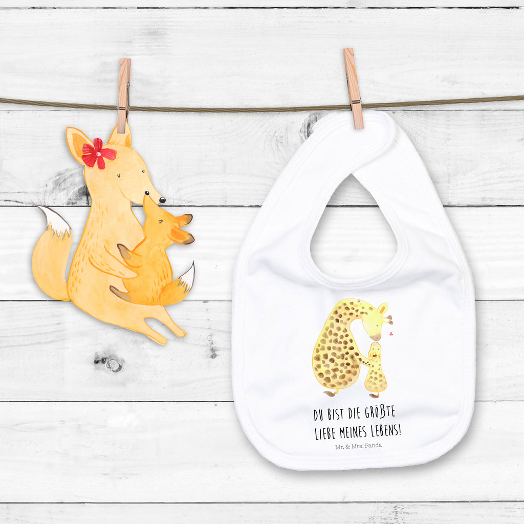 Organic Babylätzchen Giraffe mit Kind Baby, Lätzchen, Spucktuch, Sabberlätzchen, Klettlätzchen, Babygeschenk, Baby Lätzchen, Geschenk für Geburt, Geschenk zur Geburt, Baby Spucktuch, Babyausstattung, Geschenkidee für Babyparty, Afrika, Wildtiere, Giraffe, Kind, Mutter, Mama, Tochter, Sohn, Lieblingsmensch