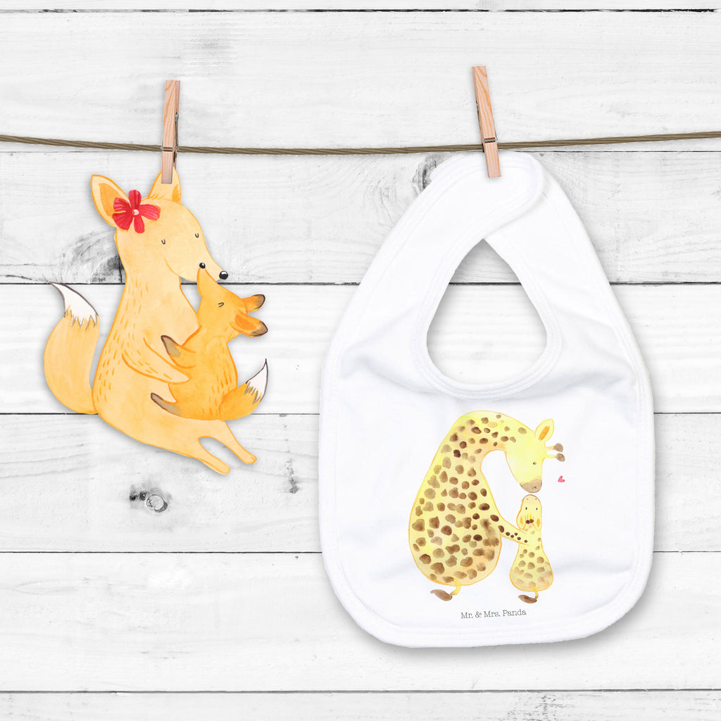 Organic Babylätzchen Giraffe mit Kind Baby, Lätzchen, Spucktuch, Sabberlätzchen, Klettlätzchen, Babygeschenk, Baby Lätzchen, Geschenk für Geburt, Geschenk zur Geburt, Baby Spucktuch, Babyausstattung, Geschenkidee für Babyparty, Afrika, Wildtiere, Giraffe, Kind, Mutter, Mama, Tochter, Sohn, Lieblingsmensch