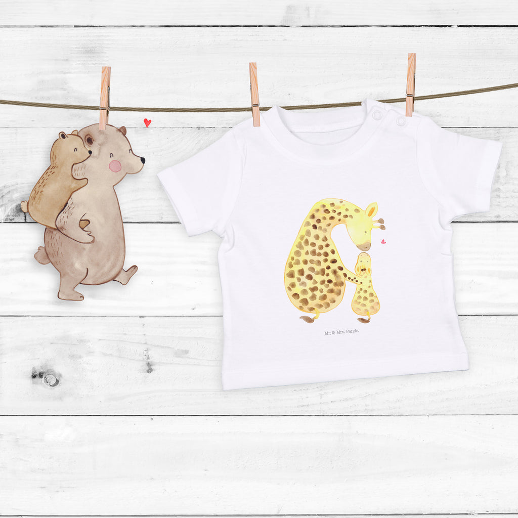 Organic Baby Shirt Giraffe mit Kind Baby T-Shirt, Jungen Baby T-Shirt, Mädchen Baby T-Shirt, Shirt, Afrika, Wildtiere, Giraffe, Kind, Mutter, Mama, Tochter, Sohn, Lieblingsmensch