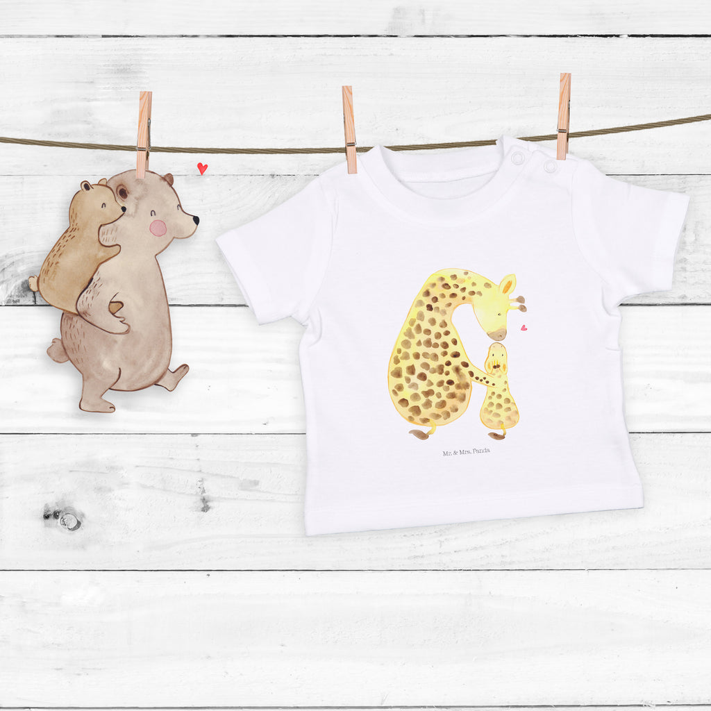 Organic Baby Shirt Giraffe mit Kind Baby T-Shirt, Jungen Baby T-Shirt, Mädchen Baby T-Shirt, Shirt, Afrika, Wildtiere, Giraffe, Kind, Mutter, Mama, Tochter, Sohn, Lieblingsmensch