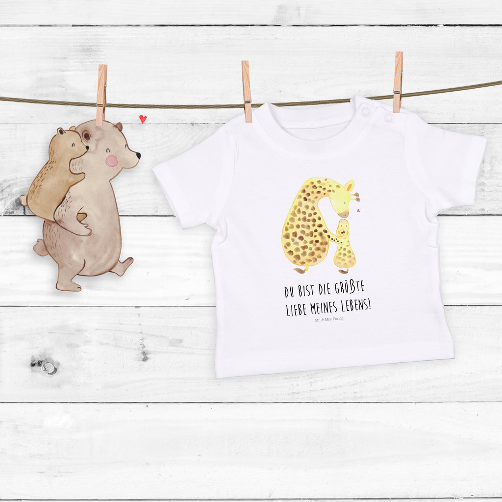 Organic Baby Shirt Giraffe mit Kind Baby T-Shirt, Jungen Baby T-Shirt, Mädchen Baby T-Shirt, Shirt, Afrika, Wildtiere, Giraffe, Kind, Mutter, Mama, Tochter, Sohn, Lieblingsmensch