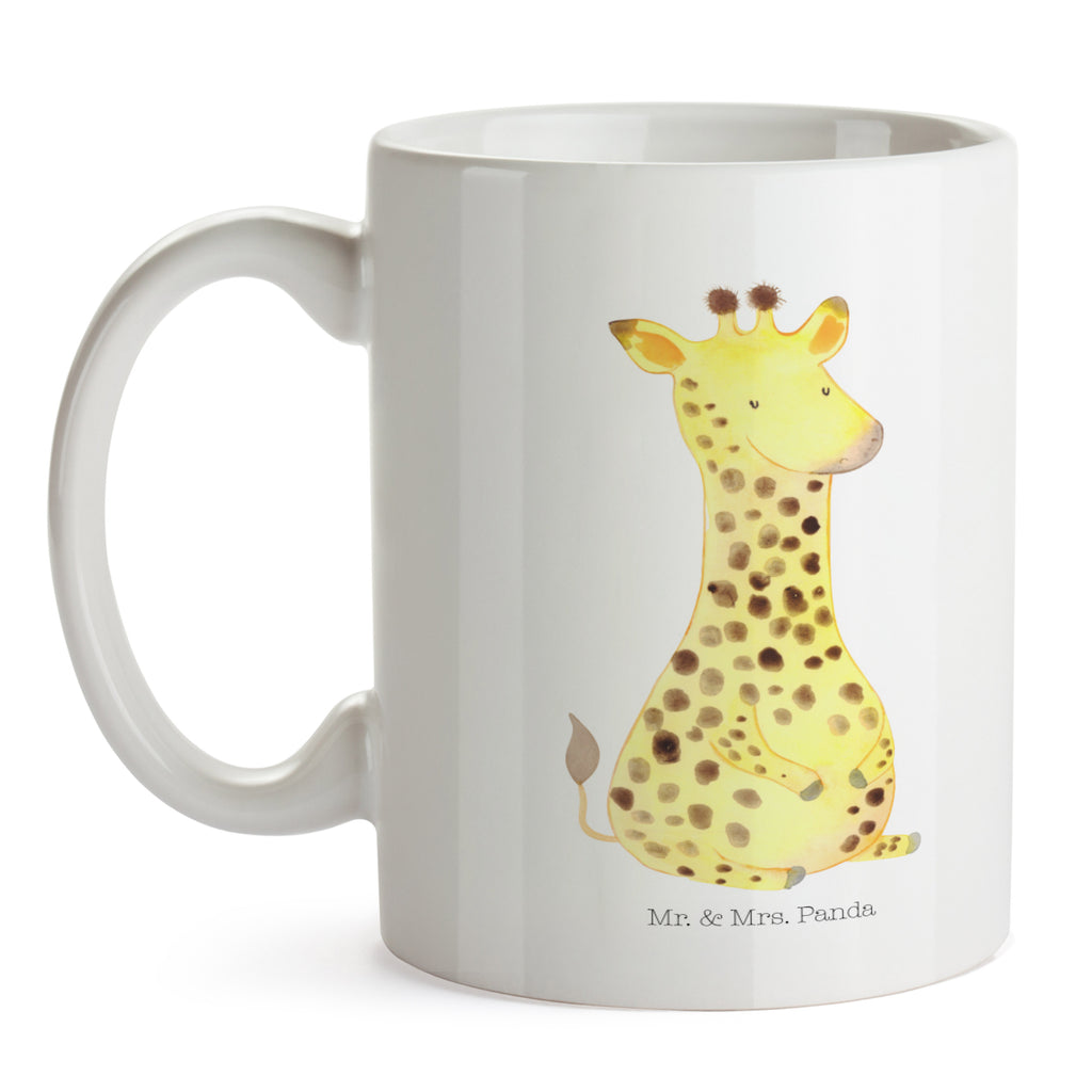 Tasse Giraffe Zufrieden Giraffe, Afrika, Zufrieden, Glück, Abenteuer Becher, Kaffeetasse, Kaffeebecher, Tee, Frühstück, Büro  Afrika, Wildtiere