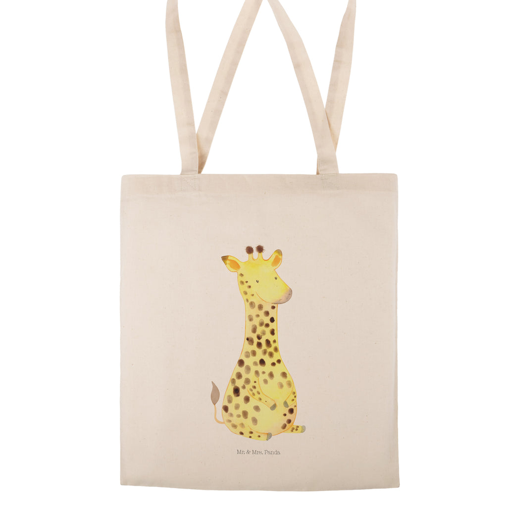 Tragetasche Giraffe Zufrieden Beuteltasche, Beutel, Einkaufstasche, Jutebeutel, Stoffbeutel, Afrika, Wildtiere, Giraffe, Zufrieden, Glück, Abenteuer