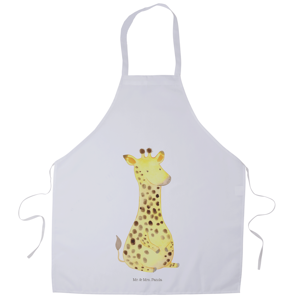 Kochschürze Giraffe Zufrieden Schürze, Backschürze, Küchenschürze, Grillschürze, Latzschürze, Afrika, Wildtiere, Giraffe, Zufrieden, Glück, Abenteuer