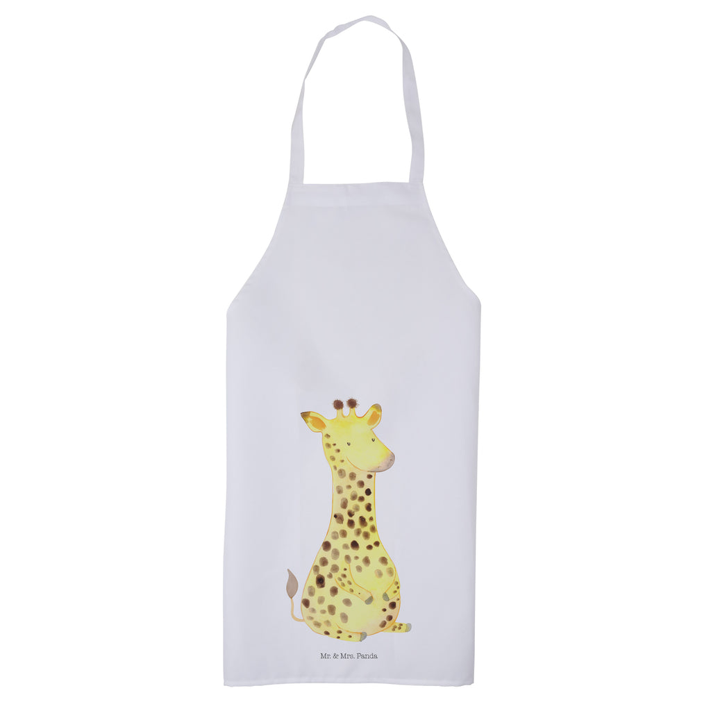 Kochschürze Giraffe Zufrieden Schürze, Backschürze, Küchenschürze, Grillschürze, Latzschürze, Afrika, Wildtiere, Giraffe, Zufrieden, Glück, Abenteuer