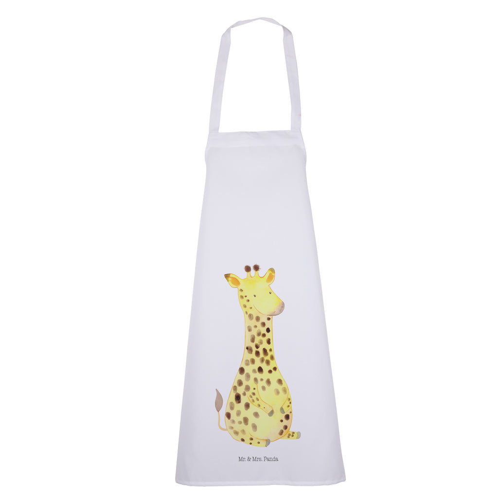 Kochschürze Giraffe Zufrieden Schürze, Backschürze, Küchenschürze, Grillschürze, Latzschürze, Afrika, Wildtiere, Giraffe, Zufrieden, Glück, Abenteuer