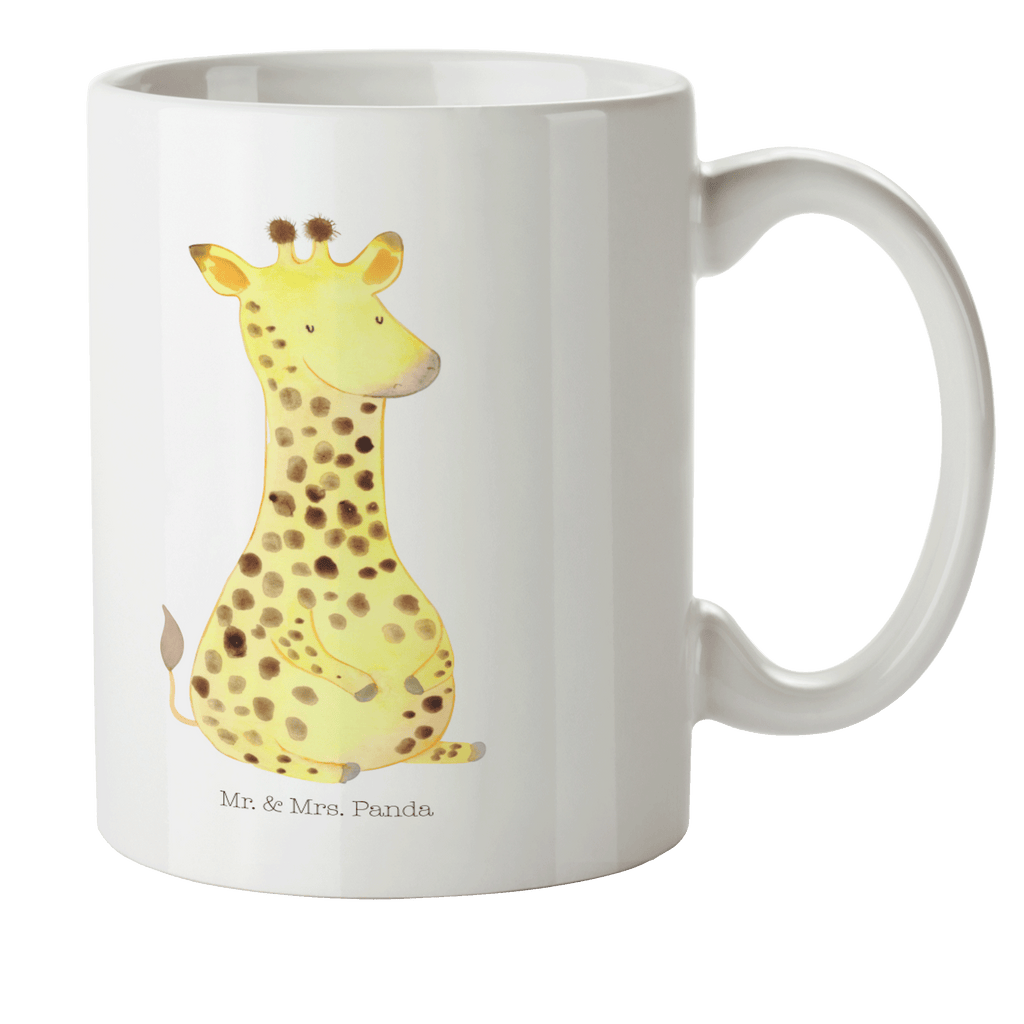 Kindertasse Giraffe Zufrieden Kunststoff Tasse, Kindergarten, Tasse, Trinkbecher, Camping Becher, Kaffeetasse, Kunststoffbecher, Kindergartenbecher, Outdoorgeschirr, Kunststoffgeschirr, Reisebecher, Reisetasse, Kinderbecher, Afrika, Wildtiere, Giraffe, Zufrieden, Glück, Abenteuer