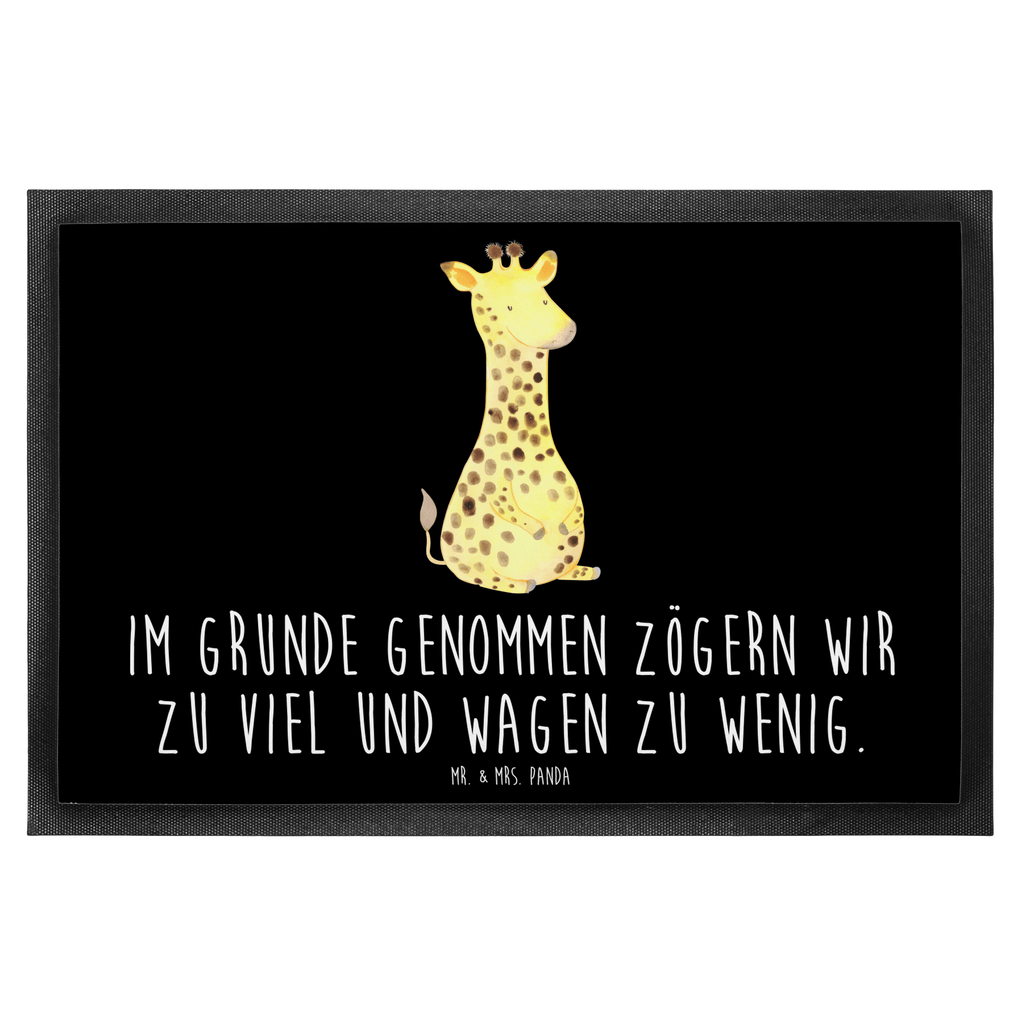 Fußmatte Giraffe Zufrieden Giraffe, Afrika, Zufrieden, Glück, Abenteuer Türvorleger, Schmutzmatte, Fußabtreter, Matte, Schmutzfänger, Fußabstreifer, Schmutzfangmatte, Türmatte, Motivfußmatte,  Haustürmatte, Vorleger  Afrika, Wildtiere