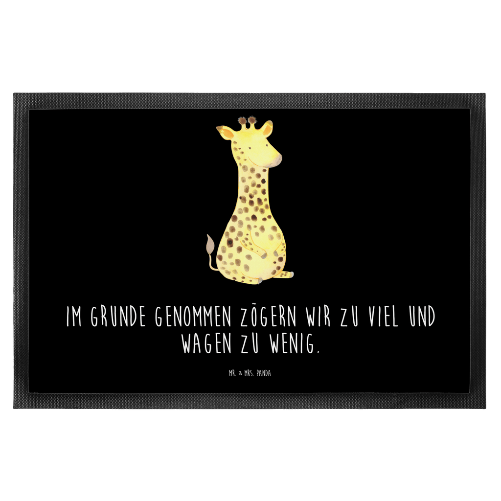 Fußmatte Giraffe Zufrieden Giraffe, Afrika, Zufrieden, Glück, Abenteuer Türvorleger, Schmutzmatte, Fußabtreter, Matte, Schmutzfänger, Fußabstreifer, Schmutzfangmatte, Türmatte, Motivfußmatte,  Haustürmatte, Vorleger  Afrika, Wildtiere