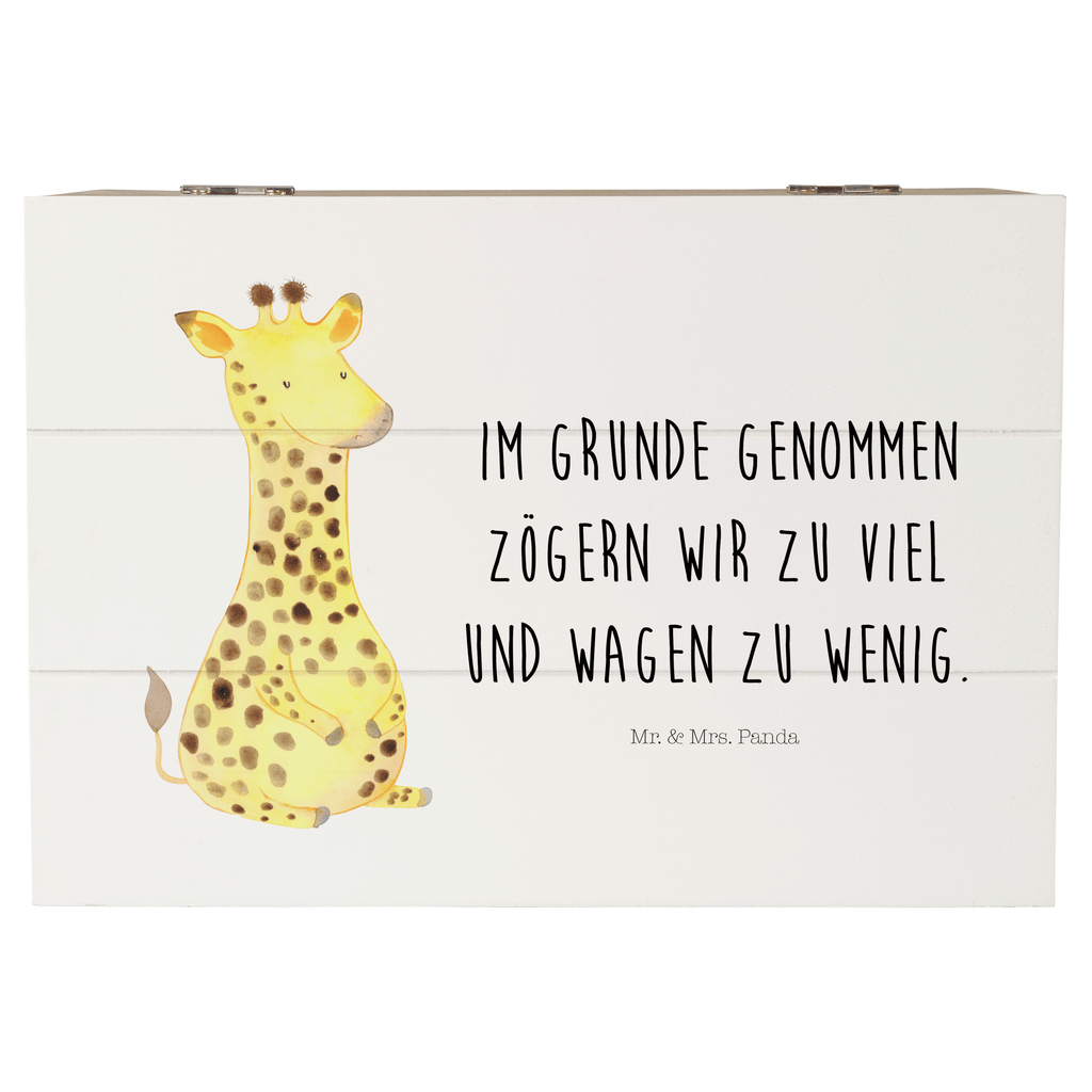 Holzkiste Giraffe Zufrieden Holzkiste, Kiste, Schatzkiste, Truhe, Schatulle, XXL, Erinnerungsbox, Erinnerungskiste, Dekokiste, Aufbewahrungsbox, Afrika, Wildtiere, Giraffe, Zufrieden, Glück, Abenteuer
