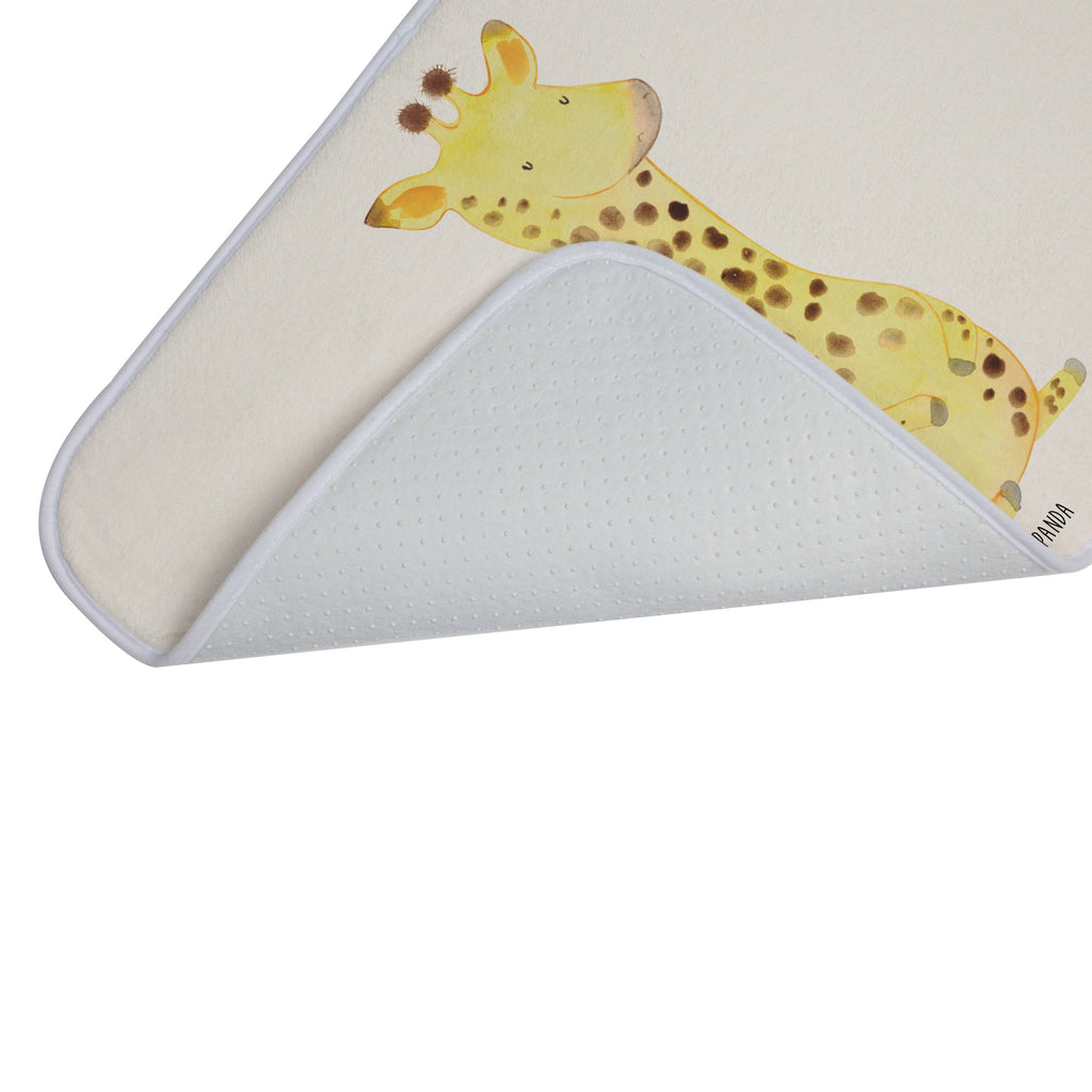 Badvorleger Giraffe Zufrieden Badematte, Badteppich, Duschvorleger, Badezimmerteppich, Badezimmermatte, Badvorleger, Duschmatte, Duschteppich, Afrika, Wildtiere, Giraffe, Zufrieden, Glück, Abenteuer